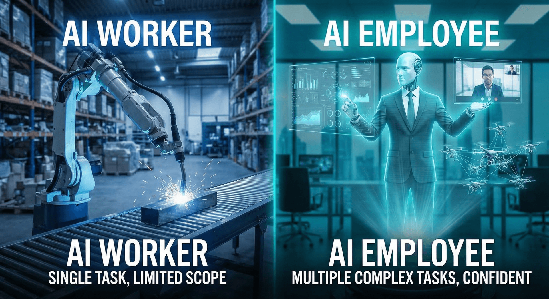 How AI workers function — from natural language processing to business system integration