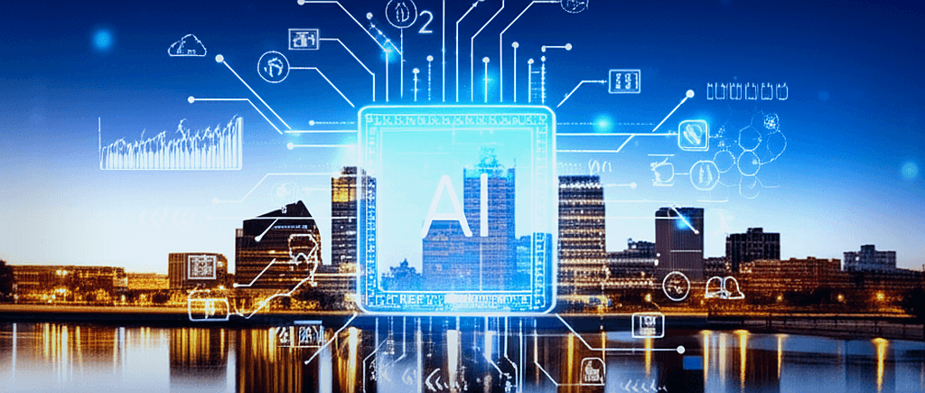 Fort Wayne business owner using AI automation tools