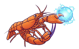 Pistol Shrimp AI mascot