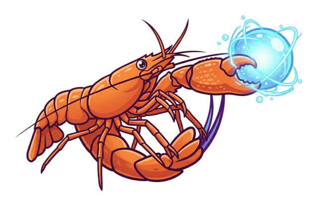 Pistol Shrimp AI mascot — Cloud Radix proprietary AI Employee platform