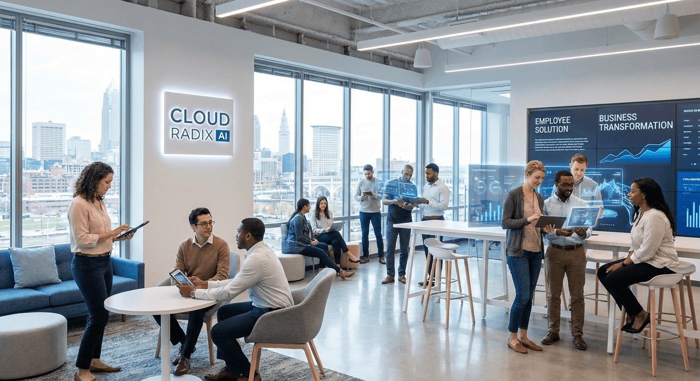 AI Employees for Cleveland businesses — Cloud Radix deploys 24/7 dedicated AI workers custom-trained for Northeast Ohio healthcare, manufacturing, and professional services