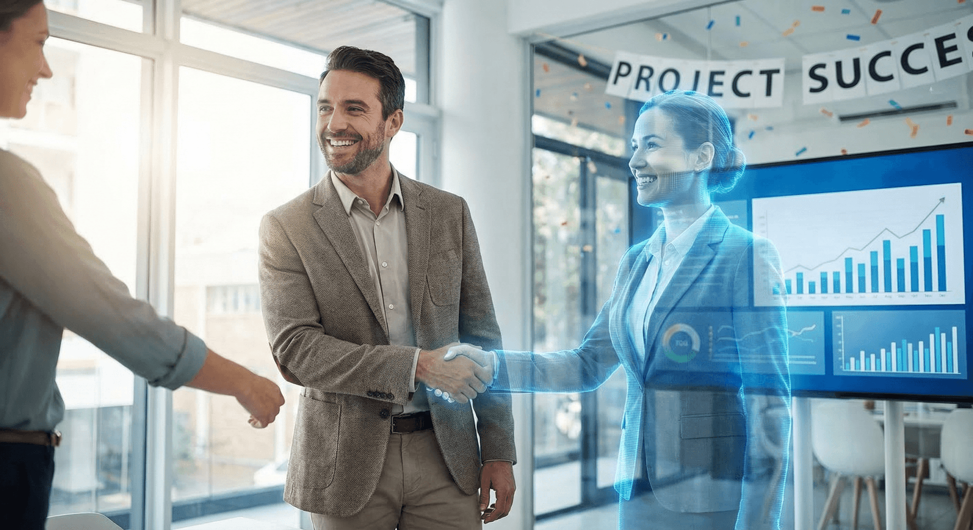 Cloud Radix AI employee successfully handling a complex customer interaction