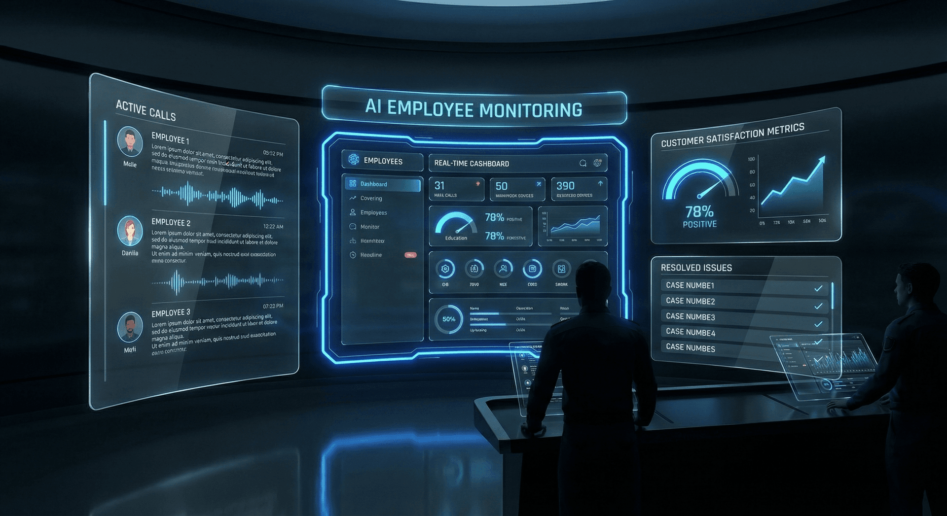AI Employee memory dashboard displaying stored business knowledge including brand voice rules, customer preferences, strategic decisions, and interaction history