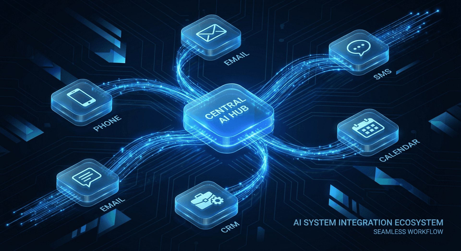 AI memory integration with CRM, calendar, email, and business systems enabling seamless context retrieval across all customer touchpoints
