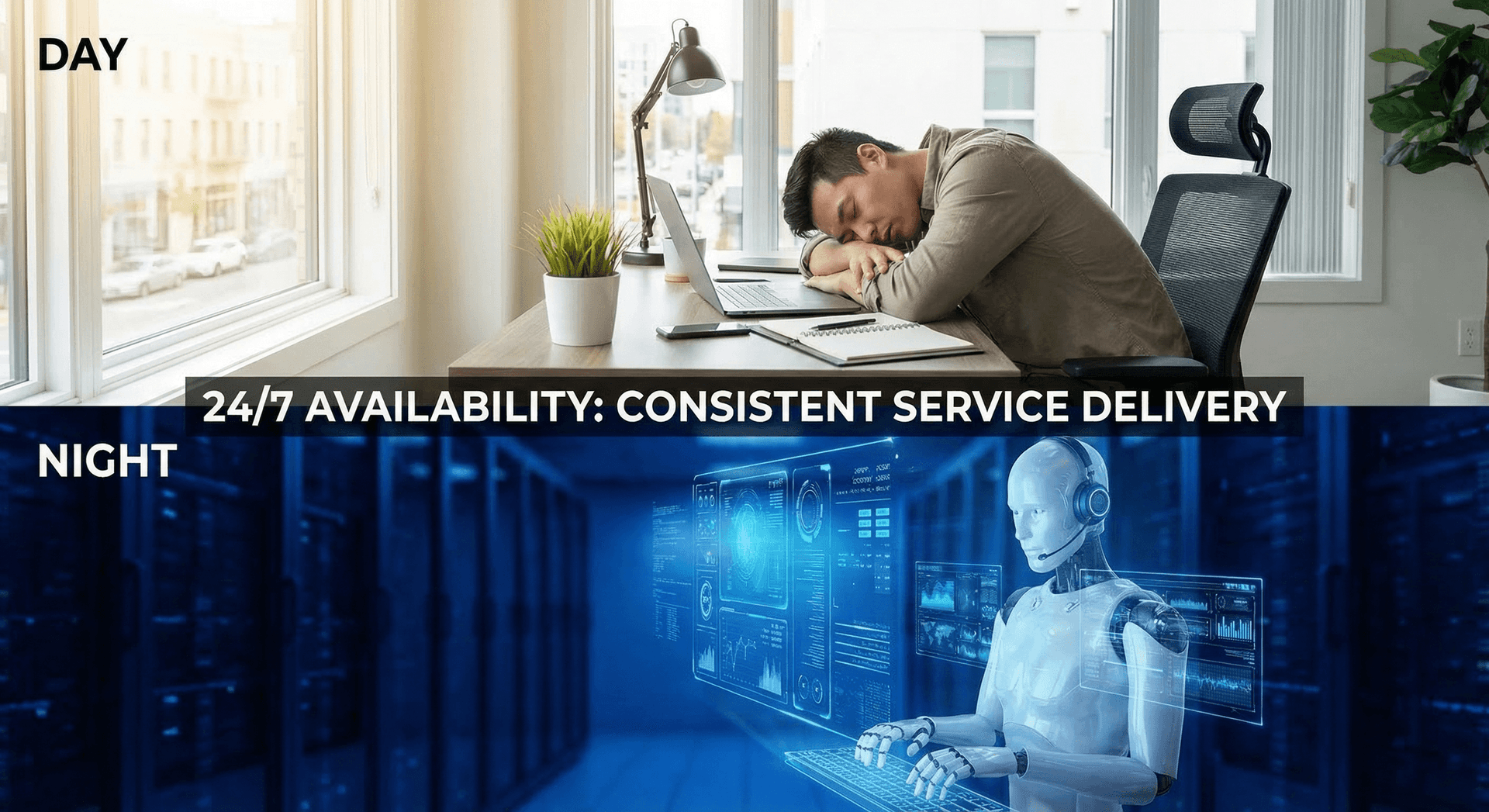 AI teammate in an HVAC business handling after-hours calls and emergency dispatch in Fort Wayne