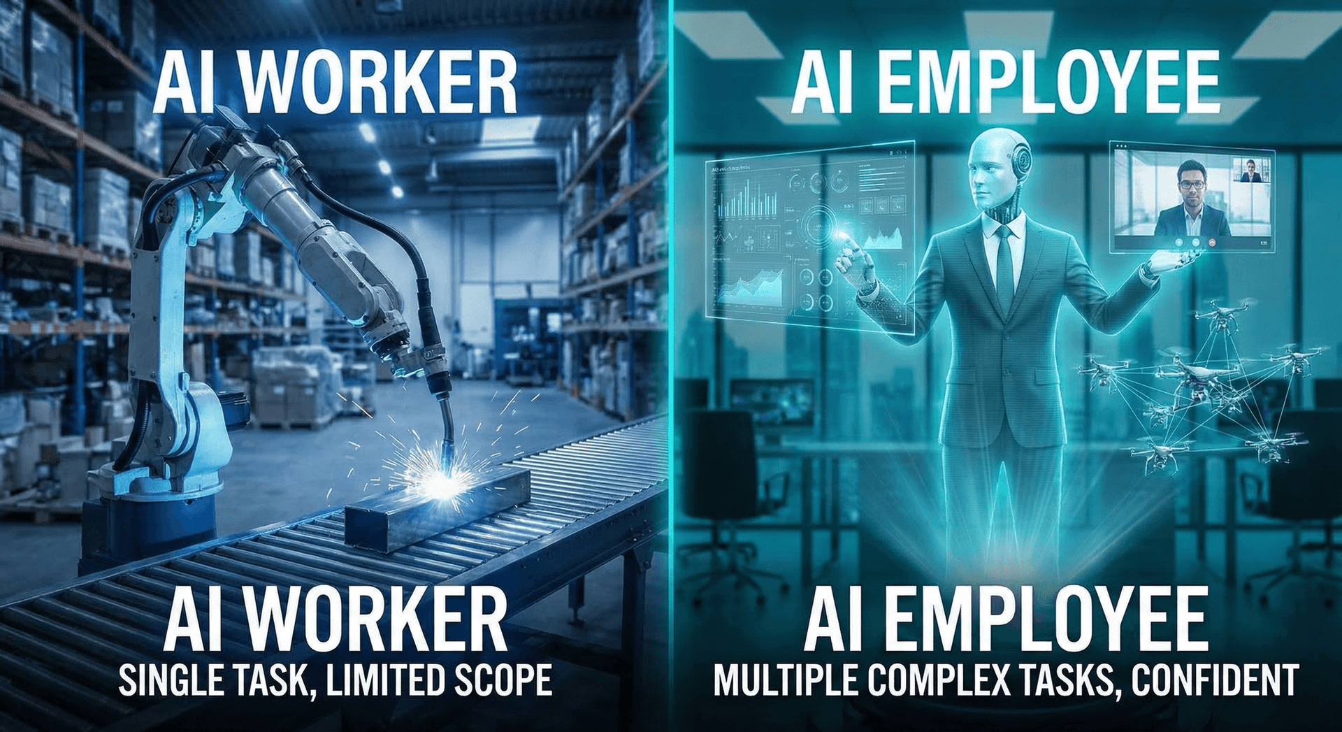 How AI workers function — from natural language processing to business system integration
