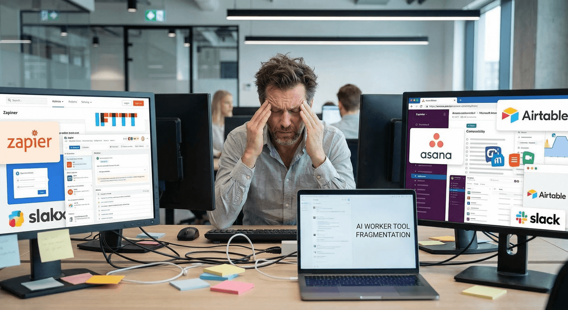 The spectrum of AI workers — from simple automation to fully integrated AI Employees