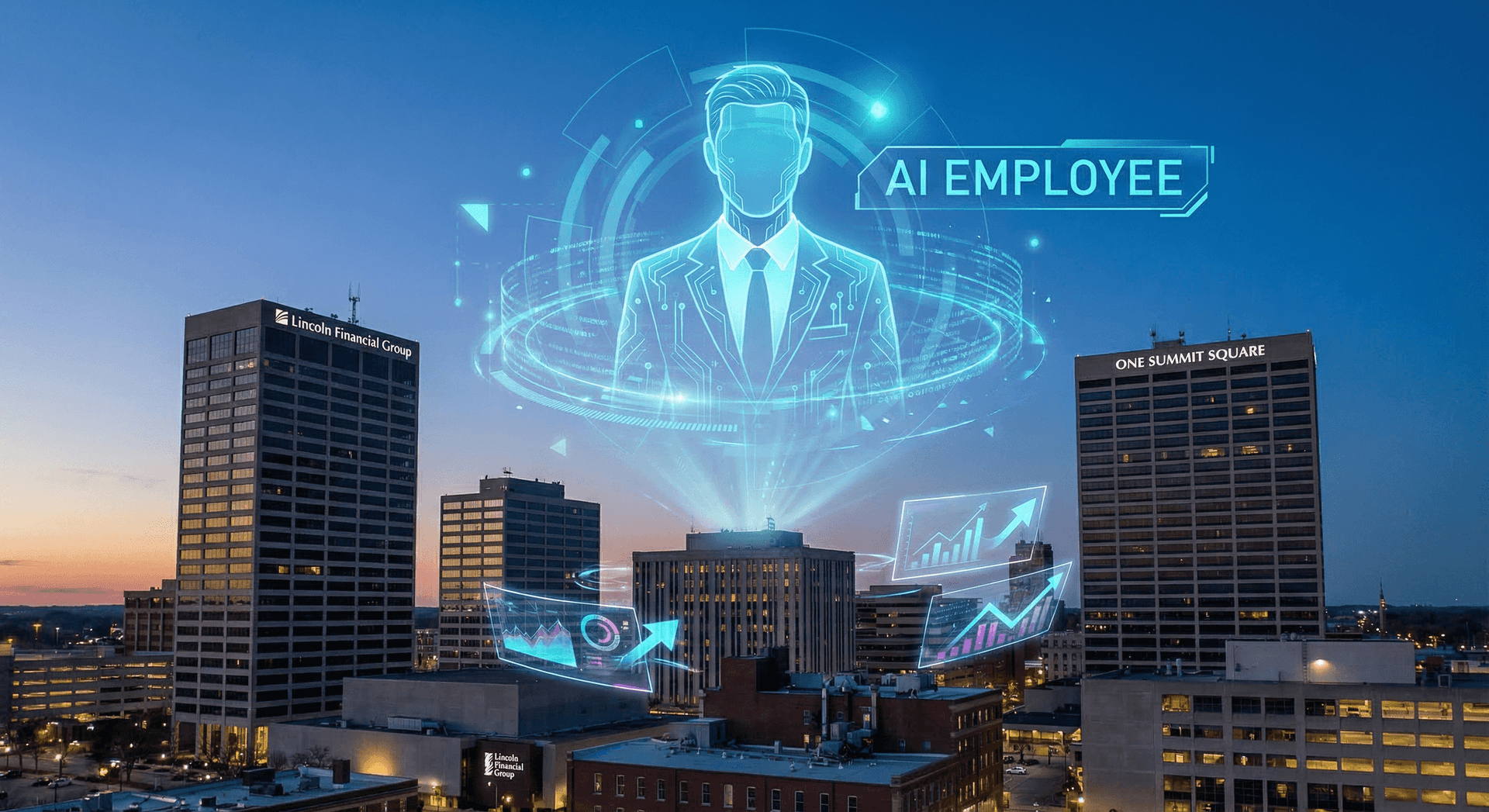 Real AI worker deployments in Fort Wayne — Ava and Skywalker in action
