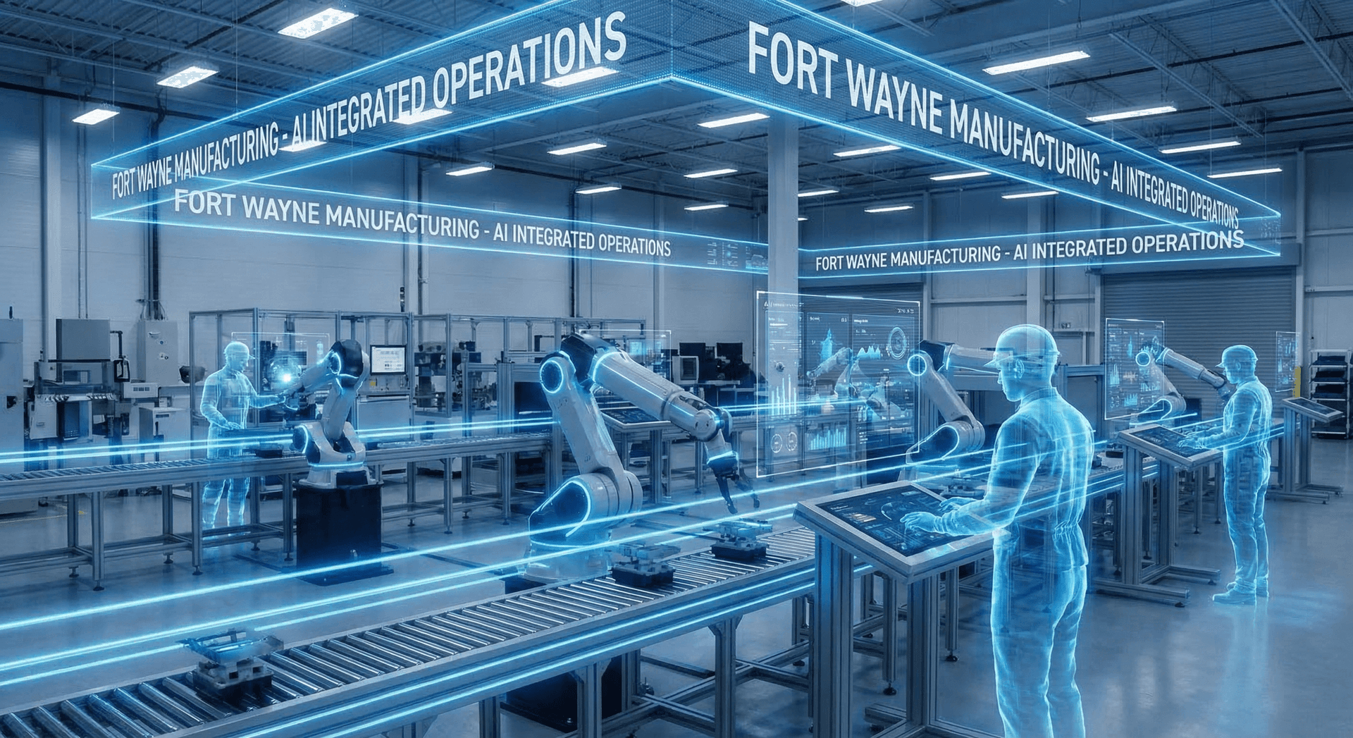 Human-AI partnership in a Fort Wayne manufacturing environment
