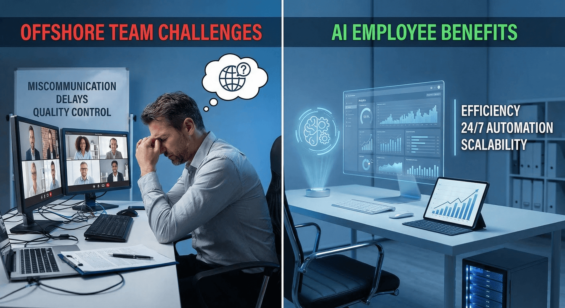 AI digital worker capabilities organized by business function