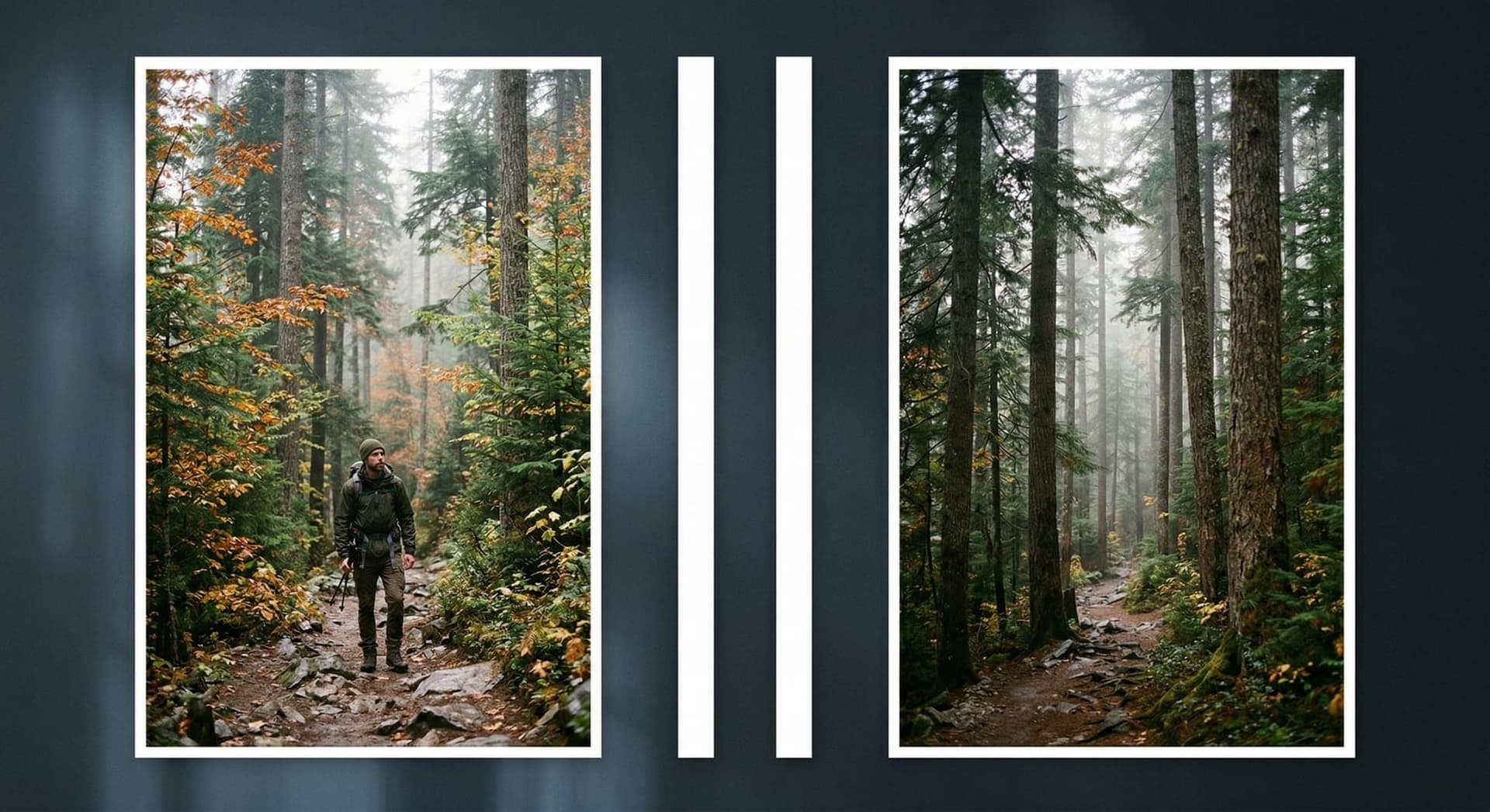 Overhead view of conference table with network diagrams showing hub-and-spoke intelligent routing between local AI servers and cloud endpoints