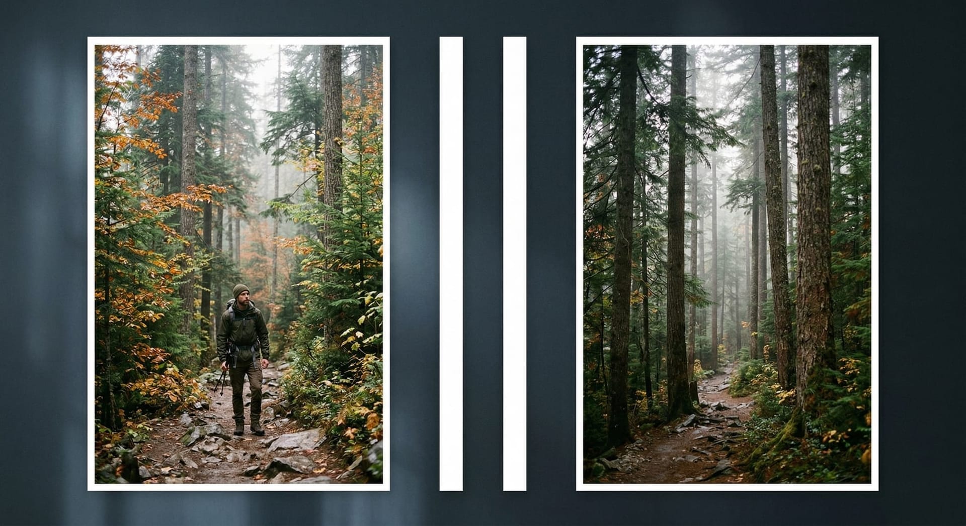 Overhead view of conference table with network diagrams showing hub-and-spoke intelligent routing between local AI servers and cloud endpoints