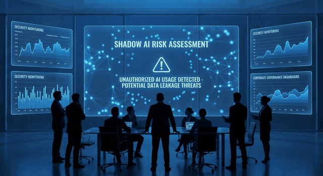 Shadow AI data risk — employees using unapproved AI tools at work
