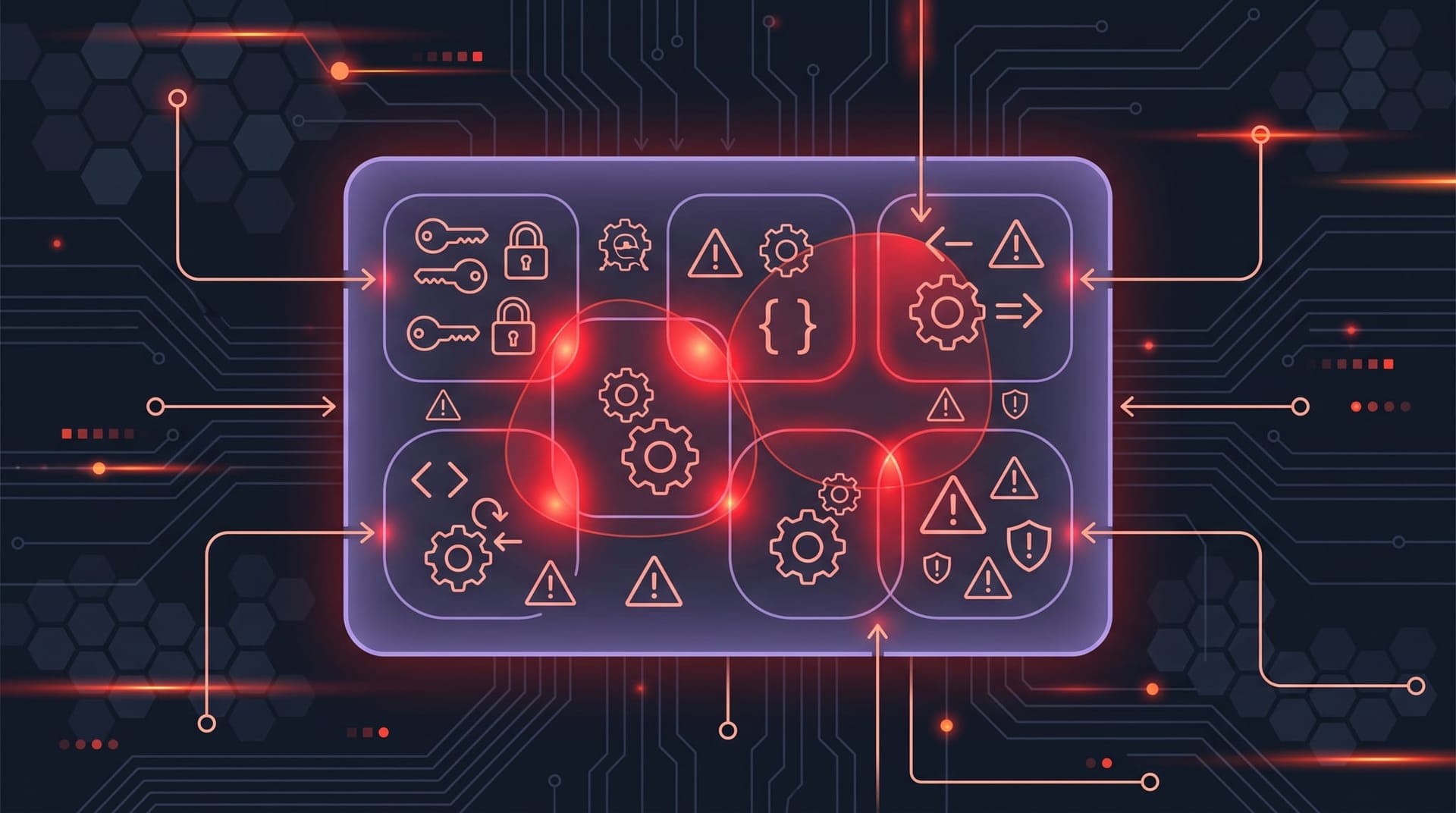 AI agent credential attack surface diagram showing shared execution environments where agent tokens coexist with untrusted code