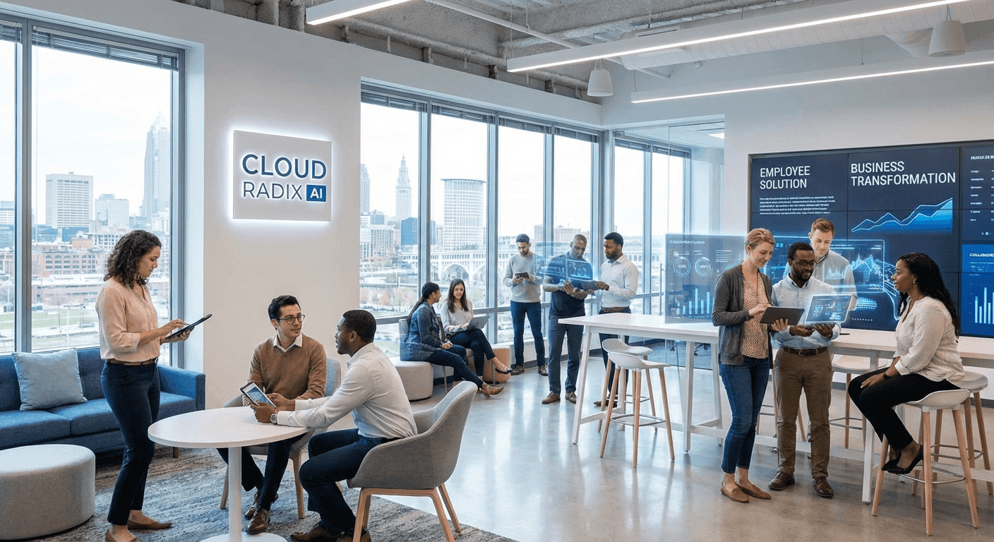 AI Employees for Cleveland businesses — Cloud Radix deploys 24/7 dedicated AI workers custom-trained for Northeast Ohio healthcare, manufacturing, and professional services