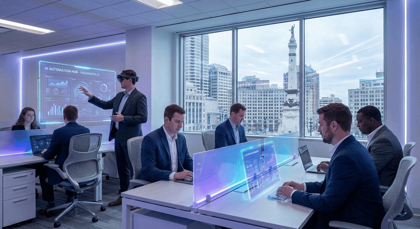 AI Employee for Indianapolis logistics companies — Cloud Radix 24/7 carrier scheduling, shipment tracking, and dispatch automation at the Crossroads of America