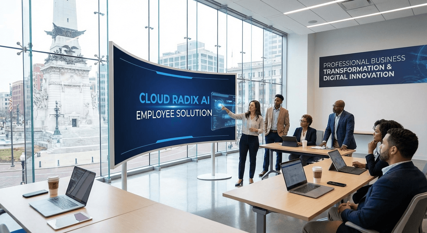 AI Employees for Indianapolis businesses — Cloud Radix deploys 24/7 dedicated AI workers custom-trained for Circle City healthcare, insurance, logistics, and legal firms