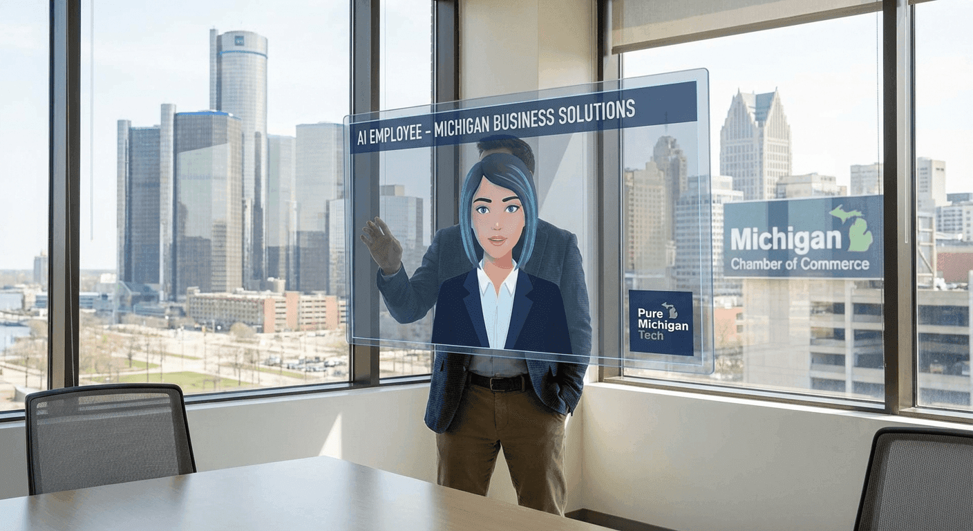 Hire an AI Employee in Kalamazoo — Cloud Radix AI Employee Box hardware serving Portage, Oshtemo, and I-94 corridor businesses around the clock