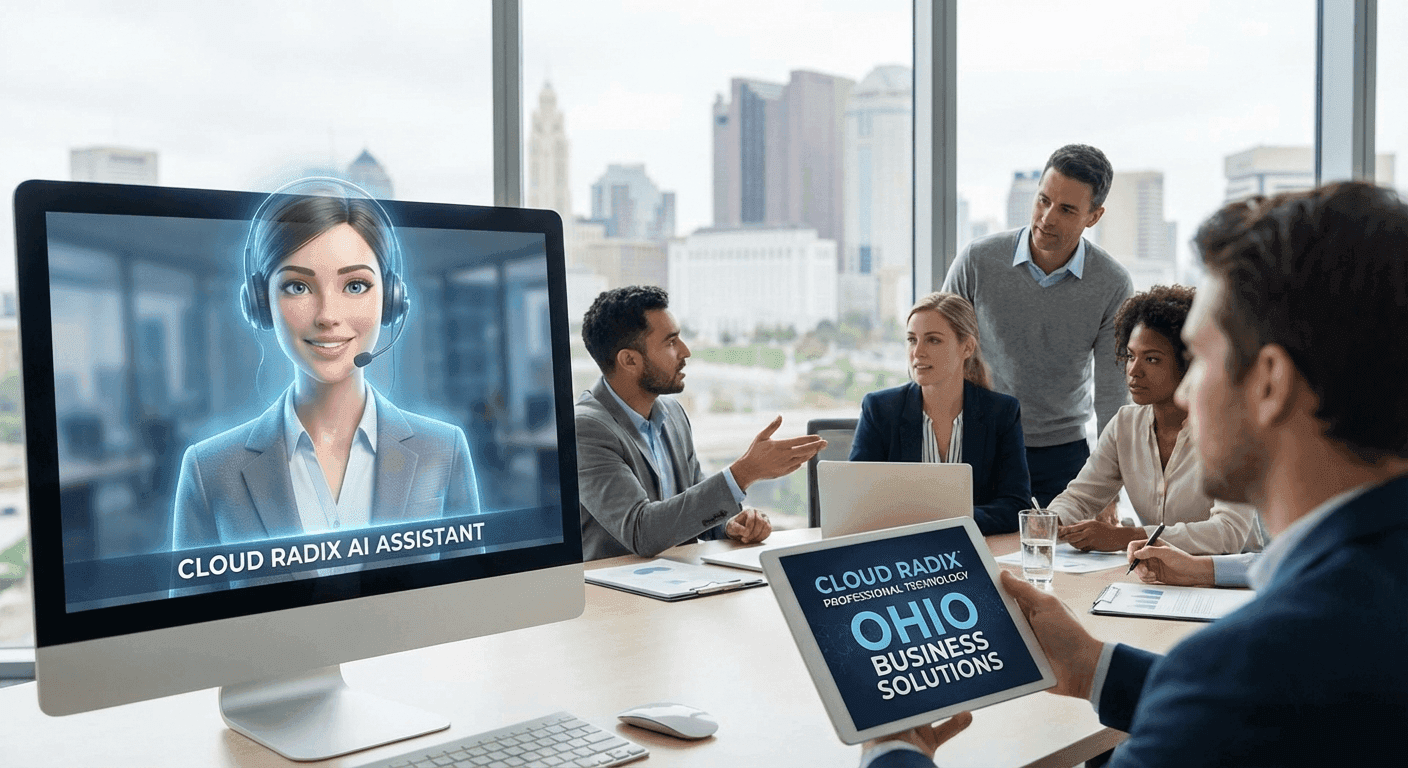 AI Employees for Ohio businesses — Cloud Radix deploys 24/7 dedicated AI workers across Columbus, Cleveland, Cincinnati, and Toledo for healthcare and manufacturing