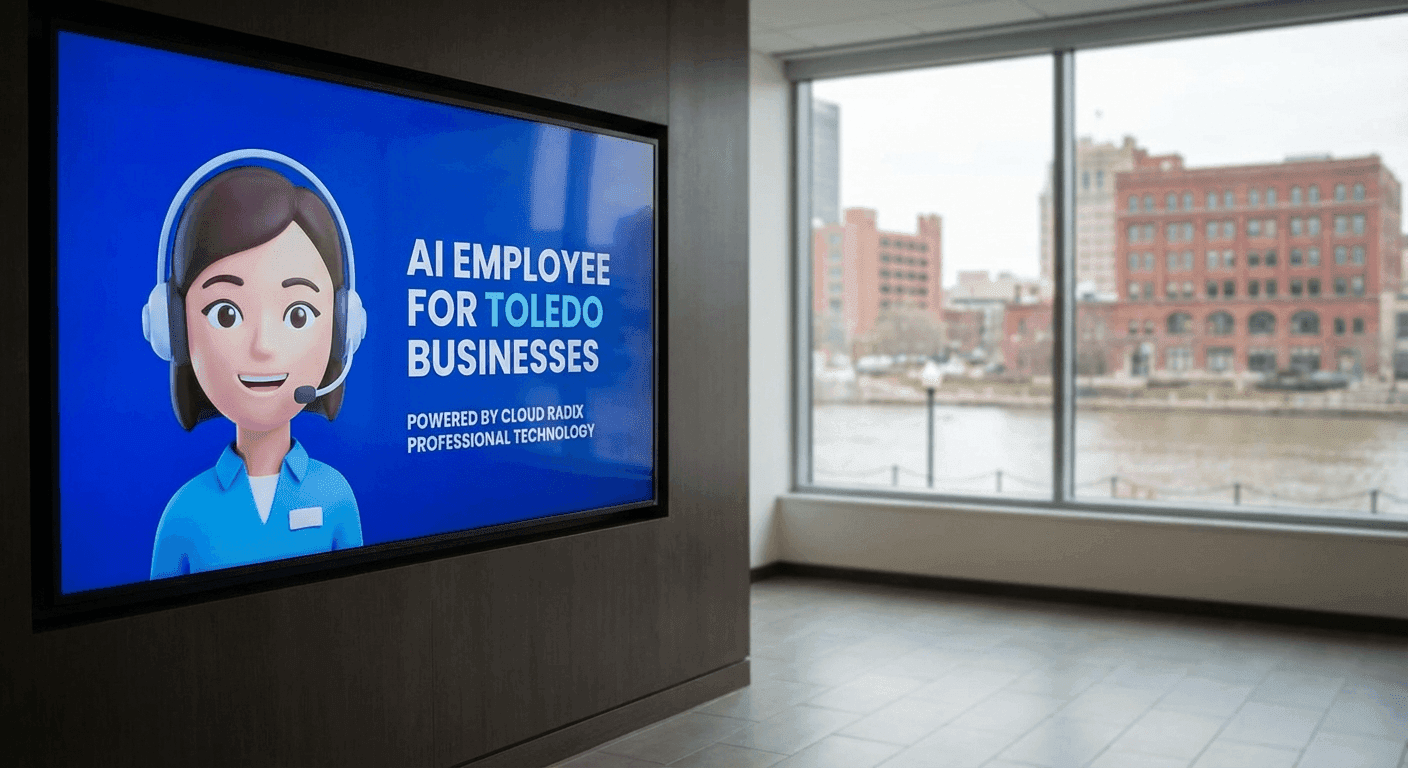 AI Employee for Toledo personal injury attorneys — Cloud Radix 24/7 accident intake at the I-75 and Ohio Turnpike interchange for Lucas County PI firms