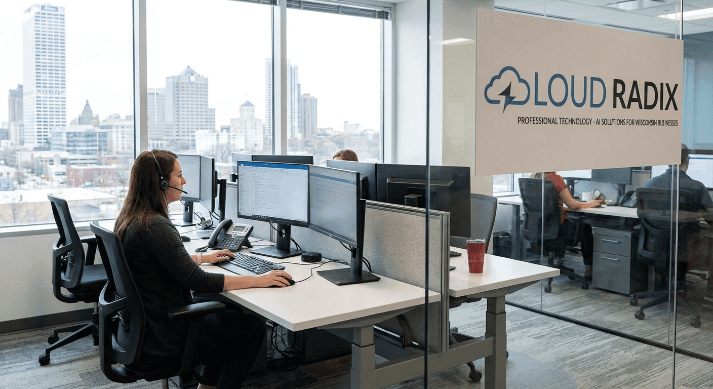 AI Employees for Wisconsin businesses — Cloud Radix deploys 24/7 dedicated AI workers across Milwaukee and statewide for manufacturing, healthcare, and professional services