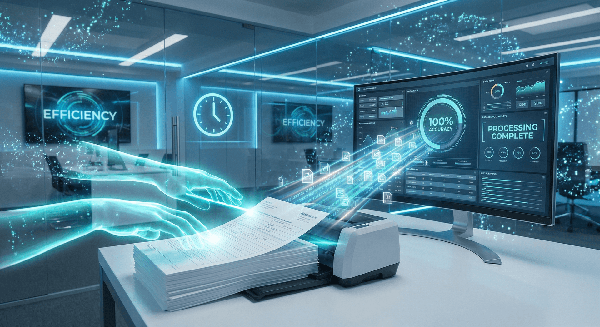 AI-powered document processing and data automation for Fort Wayne businesses — 100% accuracy, instant processing, eliminating manual data entry