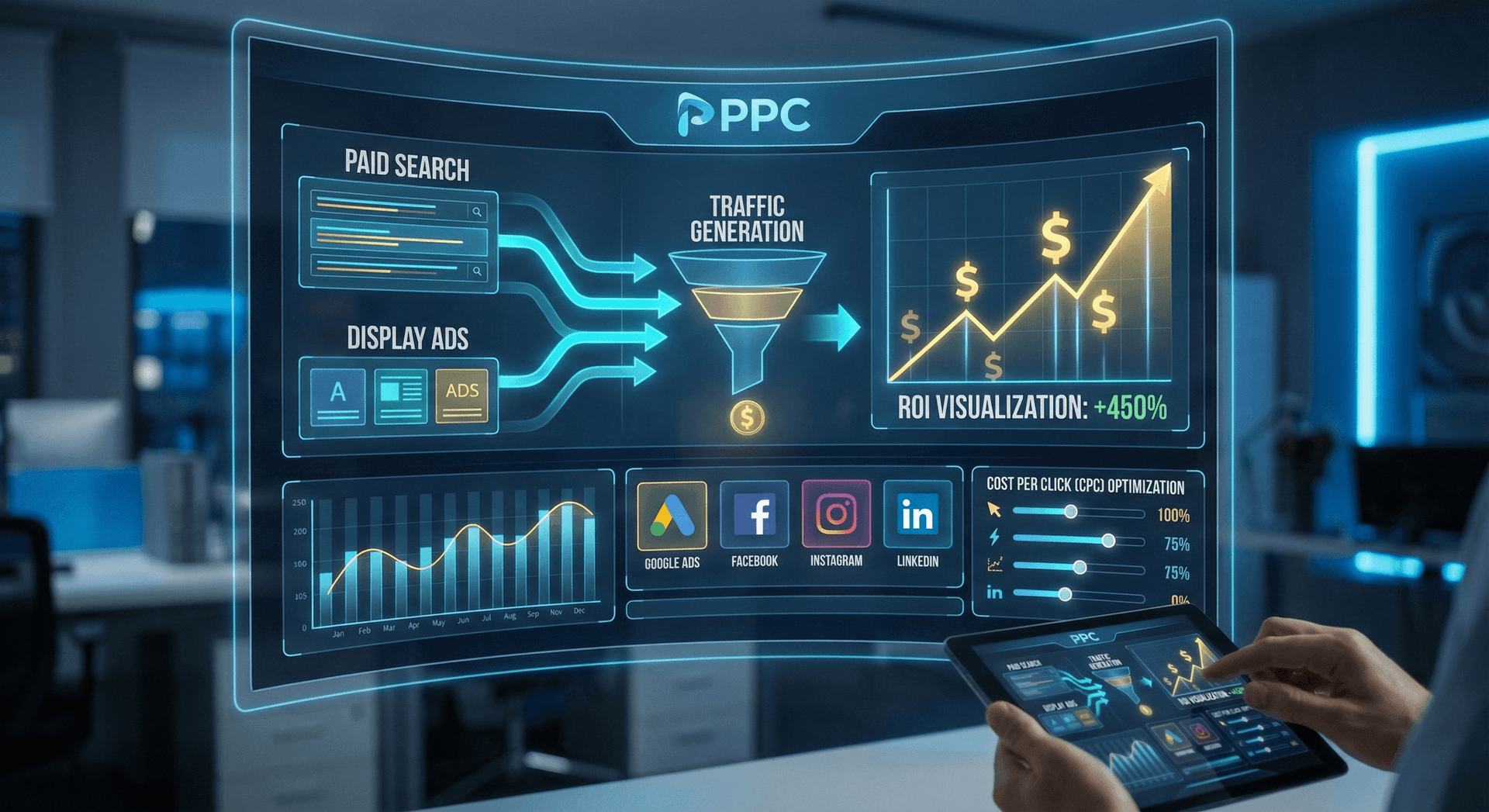 Google Ads and PPC campaign management for Fort Wayne businesses — precision-targeted advertising managed by Cloud Radix AI