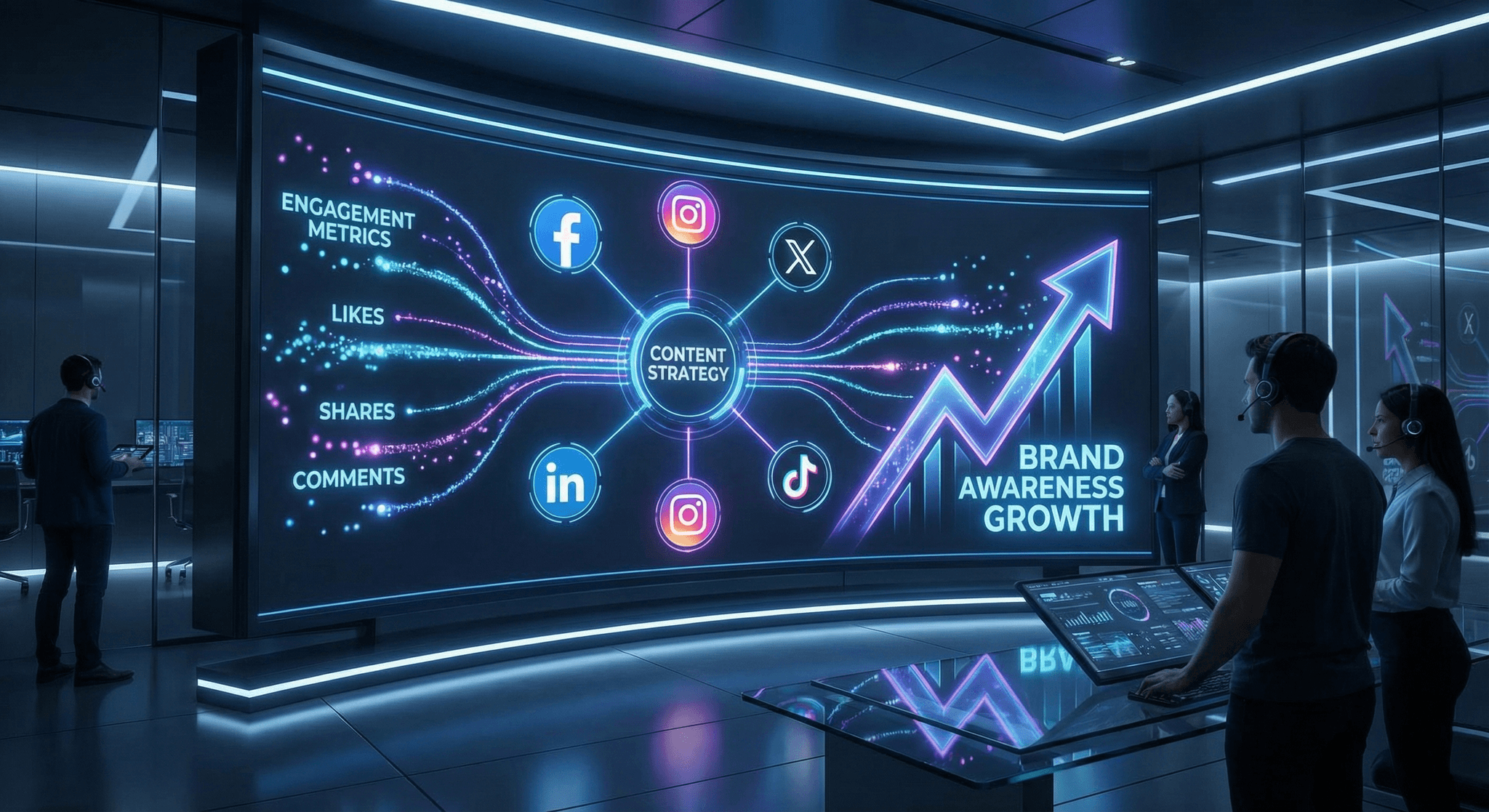 Social media marketing for Fort Wayne businesses — Facebook, Instagram, LinkedIn, and TikTok content management by Cloud Radix