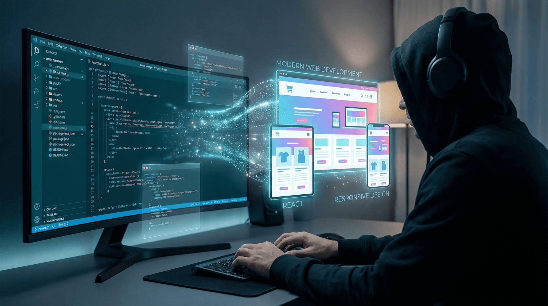 Next.js enterprise web development for Fort Wayne businesses — custom websites built by Cloud Radix from Auburn, Indiana
